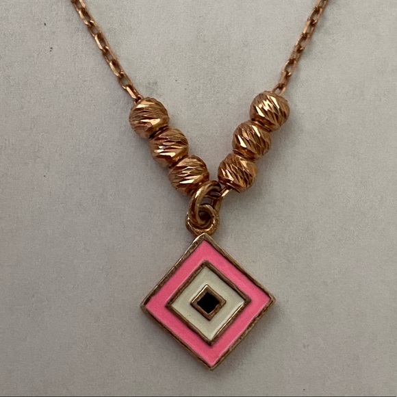 Other - Reversible 925 silver necklace handmade evil eye